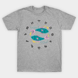 Pisces Zodiac Sign T-Shirt